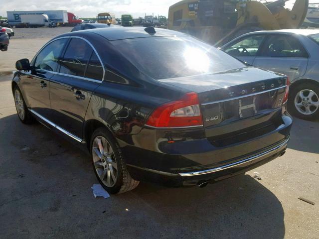 YV1902AHXE1177111 - 2014 VOLVO S80 T6 BLACK photo 3