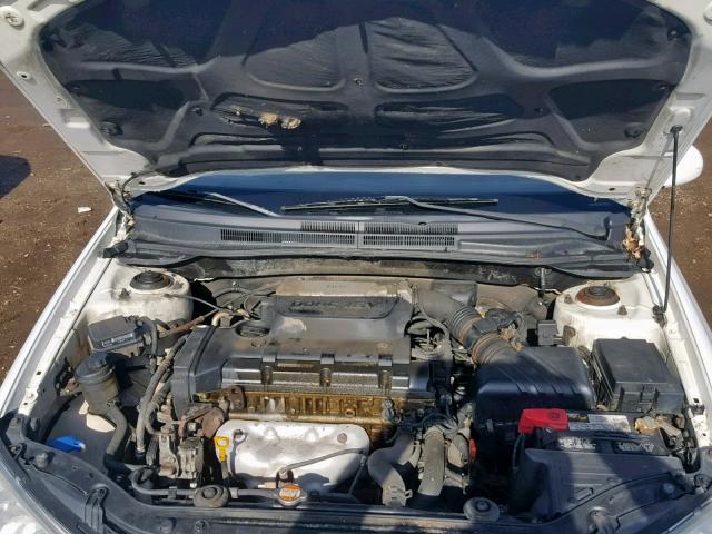 KNAFE121285530540 - 2008 KIA SPECTRA EX WHITE photo 7