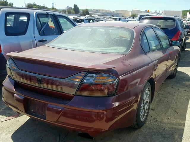 1G2HY54K7Y4271991 - 2000 PONTIAC BONNEVILLE MAROON photo 4