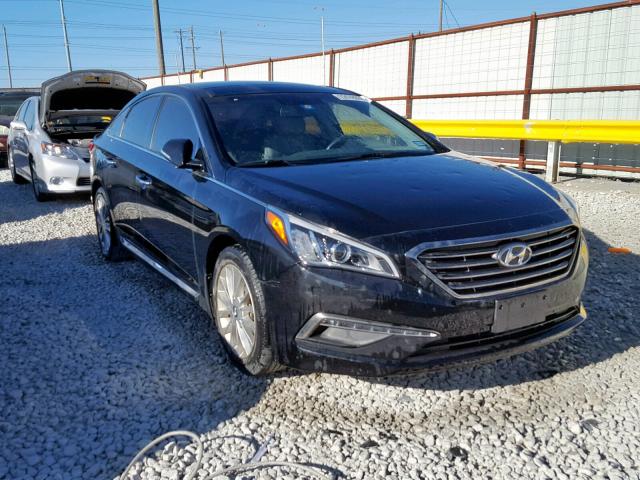 5NPE34AF6FH178675 - 2015 HYUNDAI SONATA SPO BLACK photo 1