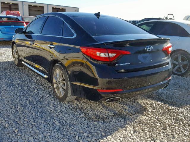 5NPE34AF6FH178675 - 2015 HYUNDAI SONATA SPO BLACK photo 3