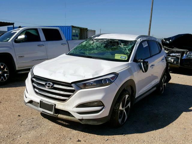 KM8J33AL1JU766752 - 2018 HYUNDAI TUCSON SPO WHITE photo 2