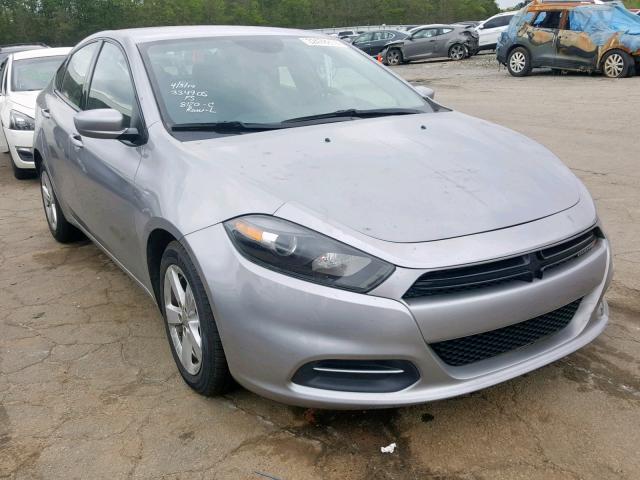 1C3CDFBB0GD660596 - 2016 DODGE DART SXT SILVER photo 1