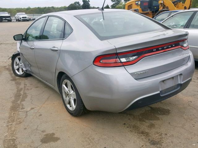 1C3CDFBB0GD660596 - 2016 DODGE DART SXT SILVER photo 3