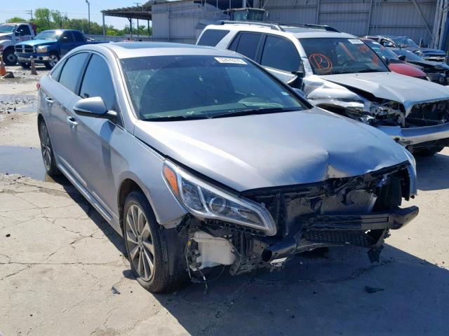 5NPE34AF3HH536057 - 2017 HYUNDAI SONATA SPO GRAY photo 1