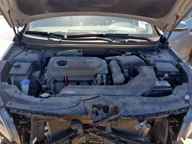 5NPE34AF3HH536057 - 2017 HYUNDAI SONATA SPO GRAY photo 7