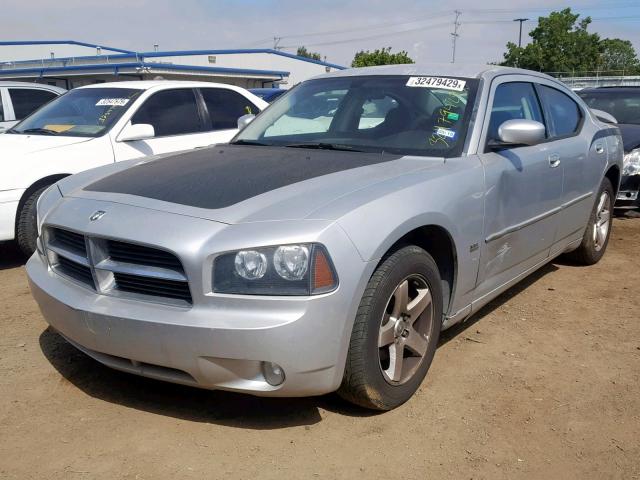 2B3CA3CV9AH163828 - 2010 DODGE CHARGER SX SILVER photo 2