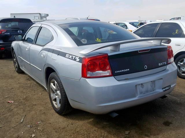 2B3CA3CV9AH163828 - 2010 DODGE CHARGER SX SILVER photo 3