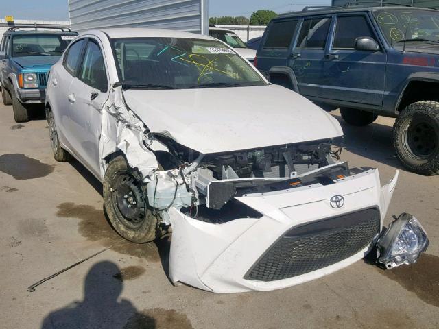 3MYDLBYV4KY505117 - 2019 TOYOTA YARIS L WHITE photo 1