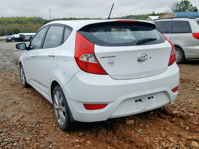 KMHCU5AE1CU041769 - 2012 HYUNDAI ACCENT GLS WHITE photo 3