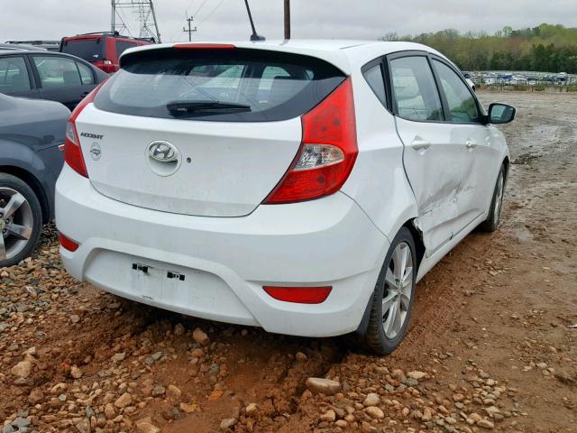 KMHCU5AE1CU041769 - 2012 HYUNDAI ACCENT GLS WHITE photo 4