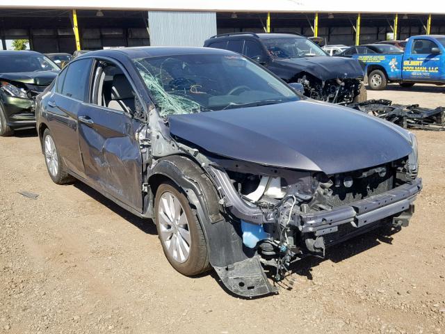 1HGCR2F85FA224963 - 2015 HONDA ACCORD EXL GRAY photo 1