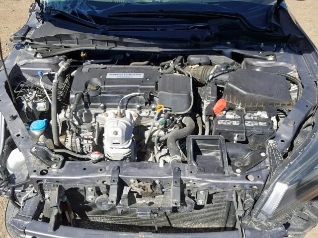 1HGCR2F85FA224963 - 2015 HONDA ACCORD EXL GRAY photo 7