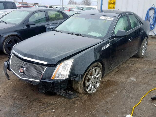 1G6DV57V280214309 - 2008 CADILLAC CTS HI FEA BLACK photo 2