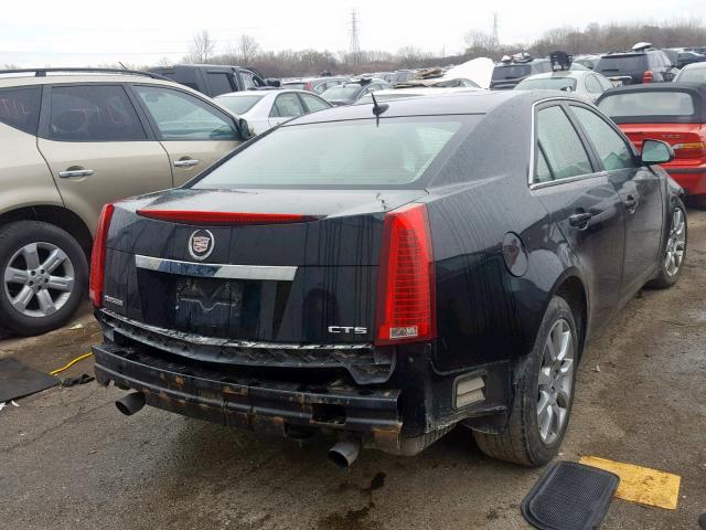 1G6DV57V280214309 - 2008 CADILLAC CTS HI FEA BLACK photo 4