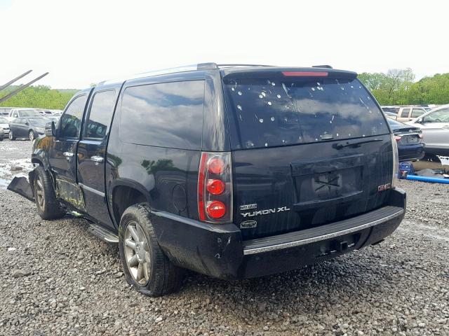 1GKFK062X9J108294 - 2009 GMC YUKON XL D BLACK photo 3