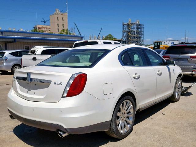 1LNHL9DR3CG805652 - 2012 LINCOLN MKS WHITE photo 4