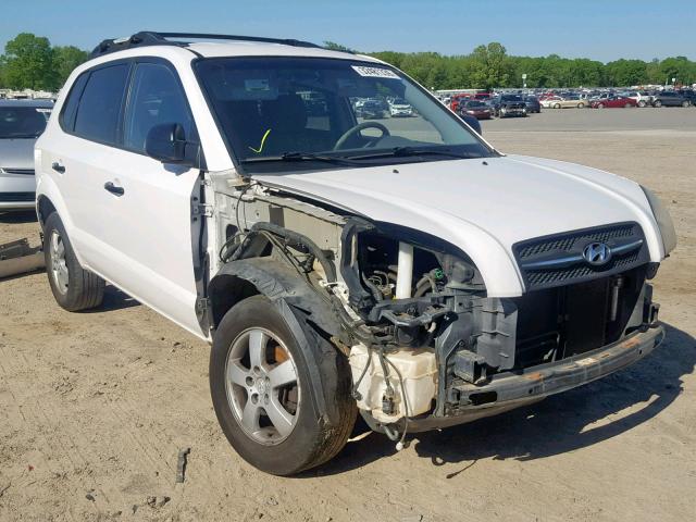 KM8JM12B26U354113 - 2006 HYUNDAI TUCSON GL WHITE photo 1