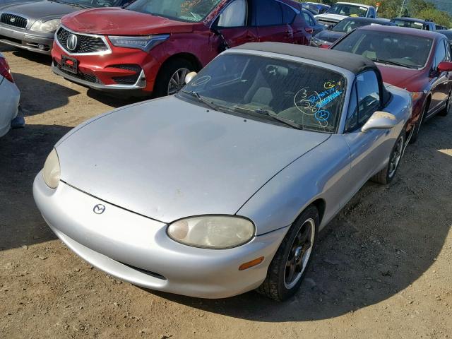 JM1NB3533X0123807 - 1999 MAZDA MX-5 MIATA SILVER photo 2