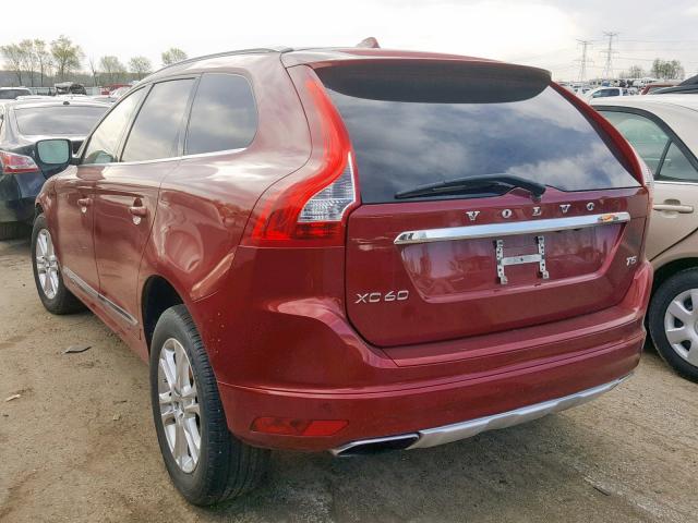 YV440MDC1F2597635 - 2015 VOLVO XC60 T5 RED photo 3