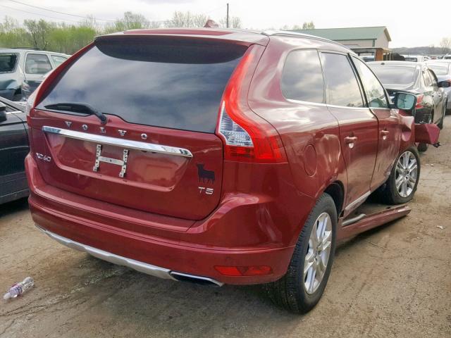 YV440MDC1F2597635 - 2015 VOLVO XC60 T5 RED photo 4