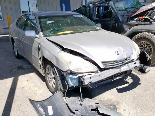 JTHBF30G130143371 - 2003 LEXUS ES 300 SILVER photo 1