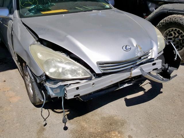 JTHBF30G130143371 - 2003 LEXUS ES 300 SILVER photo 9