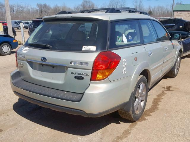 4S4BP86C854310798 - 2005 SUBARU LEGACY OUT TAN photo 4