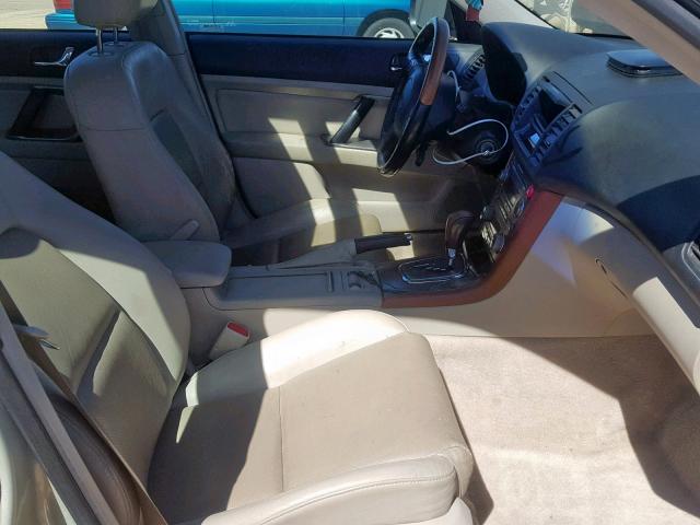 4S4BP86C854310798 - 2005 SUBARU LEGACY OUT TAN photo 5