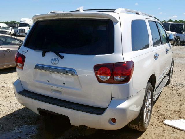 5TDYY5G12JS071786 - 2018 TOYOTA SEQUOIA PL WHITE photo 4