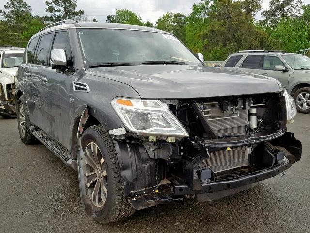 JN8AY2NC1J9557285 - 2018 NISSAN ARMADA SV GRAY photo 1