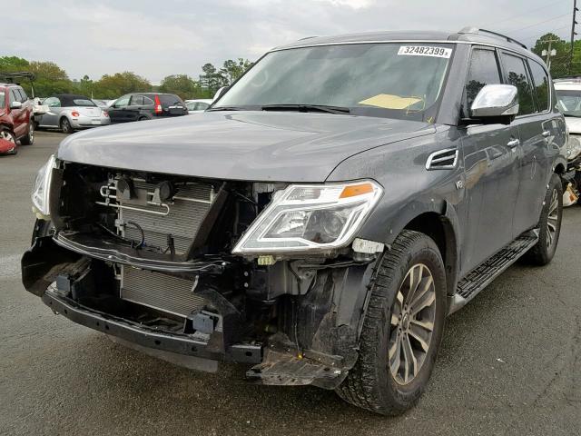 JN8AY2NC1J9557285 - 2018 NISSAN ARMADA SV GRAY photo 2