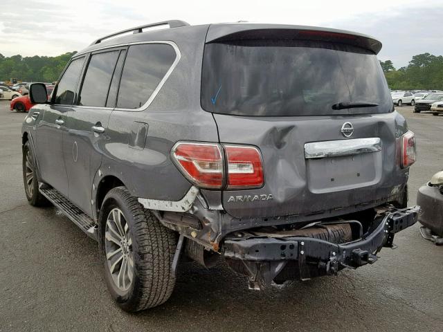 JN8AY2NC1J9557285 - 2018 NISSAN ARMADA SV GRAY photo 3