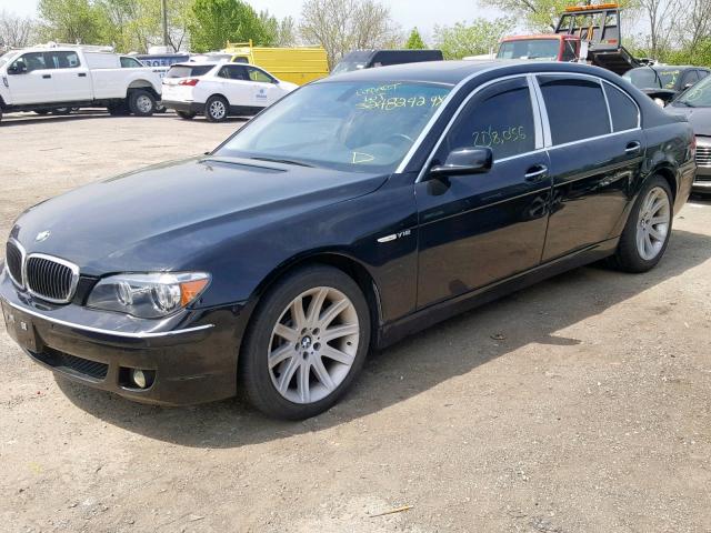 WBAHN03566DD98151 - 2006 BMW 760 LI BLACK photo 2