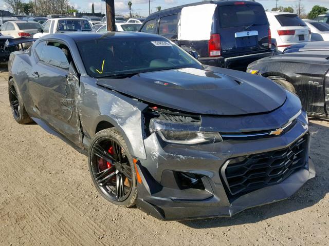 1G1FJ1R62J0127735 - 2018 CHEVROLET CAMARO ZL1 灰色 照片 1