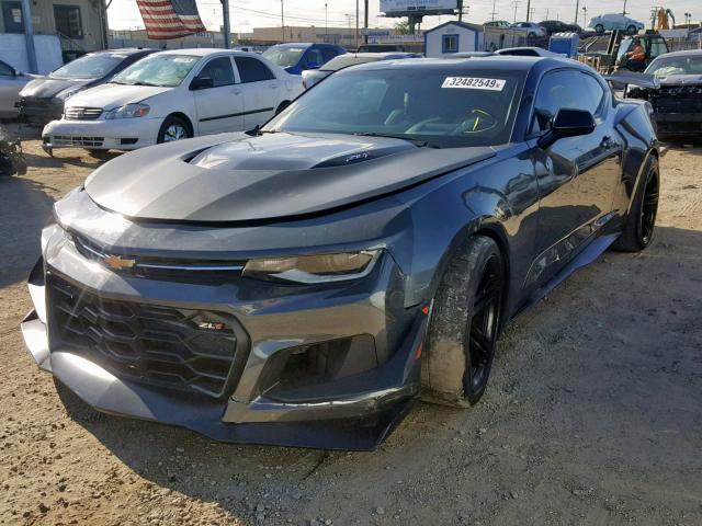 1G1FJ1R62J0127735 - 2018 CHEVROLET CAMARO ZL1 灰色 照片 2