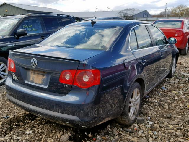 3VWFT71K76M851208 - 2006 VOLKSWAGEN JETTA TDI BLACK photo 4