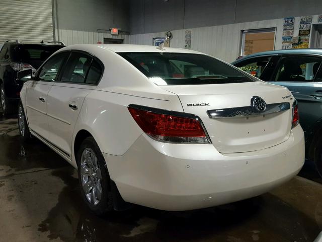 1G4GC5ED1BF287147 - 2011 BUICK LACROSSE C WHITE photo 3