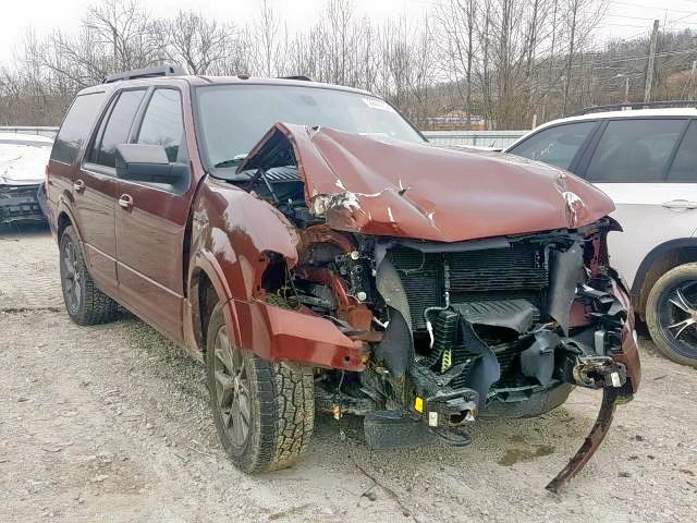 1FMJU2AT5HEA32529 - 2017 FORD EXPEDITION BROWN photo 1