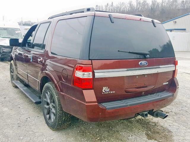 1FMJU2AT5HEA32529 - 2017 FORD EXPEDITION BROWN photo 3