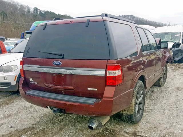 1FMJU2AT5HEA32529 - 2017 FORD EXPEDITION BROWN photo 4