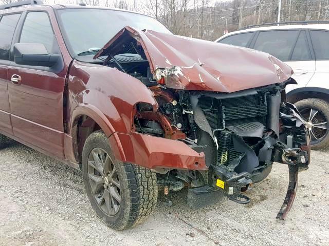 1FMJU2AT5HEA32529 - 2017 FORD EXPEDITION BROWN photo 9