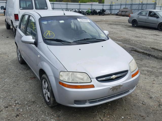 KL1TD66637B742723 - 2007 CHEVROLET AVEO BASE ვერცხლისფერი ფოტო 1