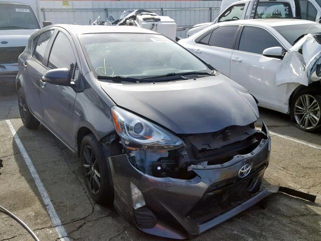 JTDKDTB33G1128002 - 2016 TOYOTA PRIUS C GRAY photo 1