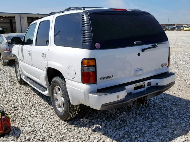 1GKEK63U36J102224 - 2006 GMC YUKON DENA WHITE photo 3