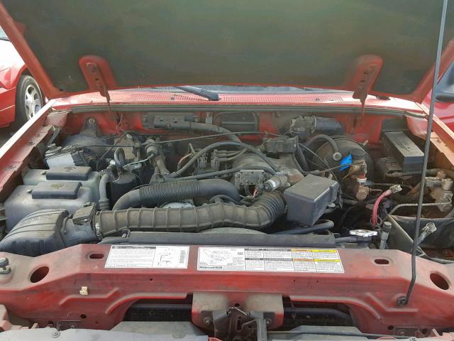 1FTYR10V8XUB89347 - 1999 FORD RANGER RED photo 7