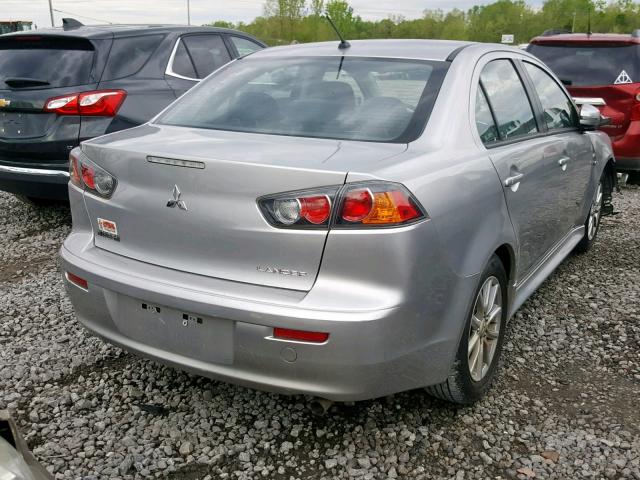 JA32U2FU5GU007000 - 2016 MITSUBISHI LANCER ES SILVER photo 4