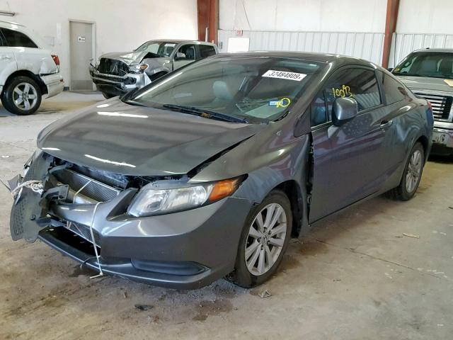 2HGFG3B06CH545335 - 2012 HONDA CIVIC EXL CHARCOAL photo 2