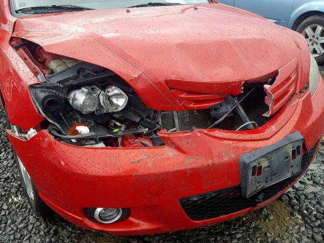 JM1BK143061520845 - 2006 MAZDA 3 HATCHBAC RED photo 9