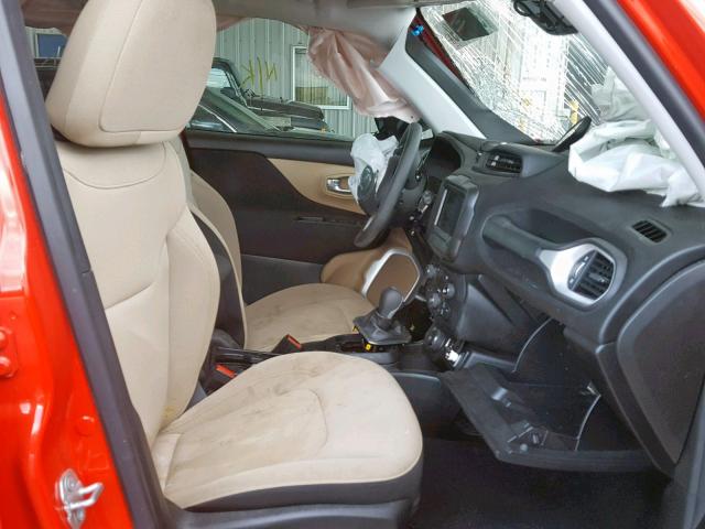 ZACCJBAB6JPH07086 - 2018 JEEP RENEGADE S 红色 照片 5